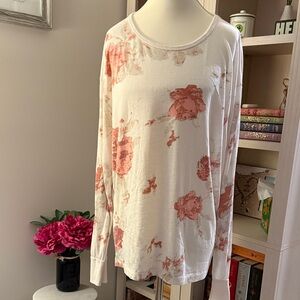 We The Free - Floral Print Long Sleeve Top